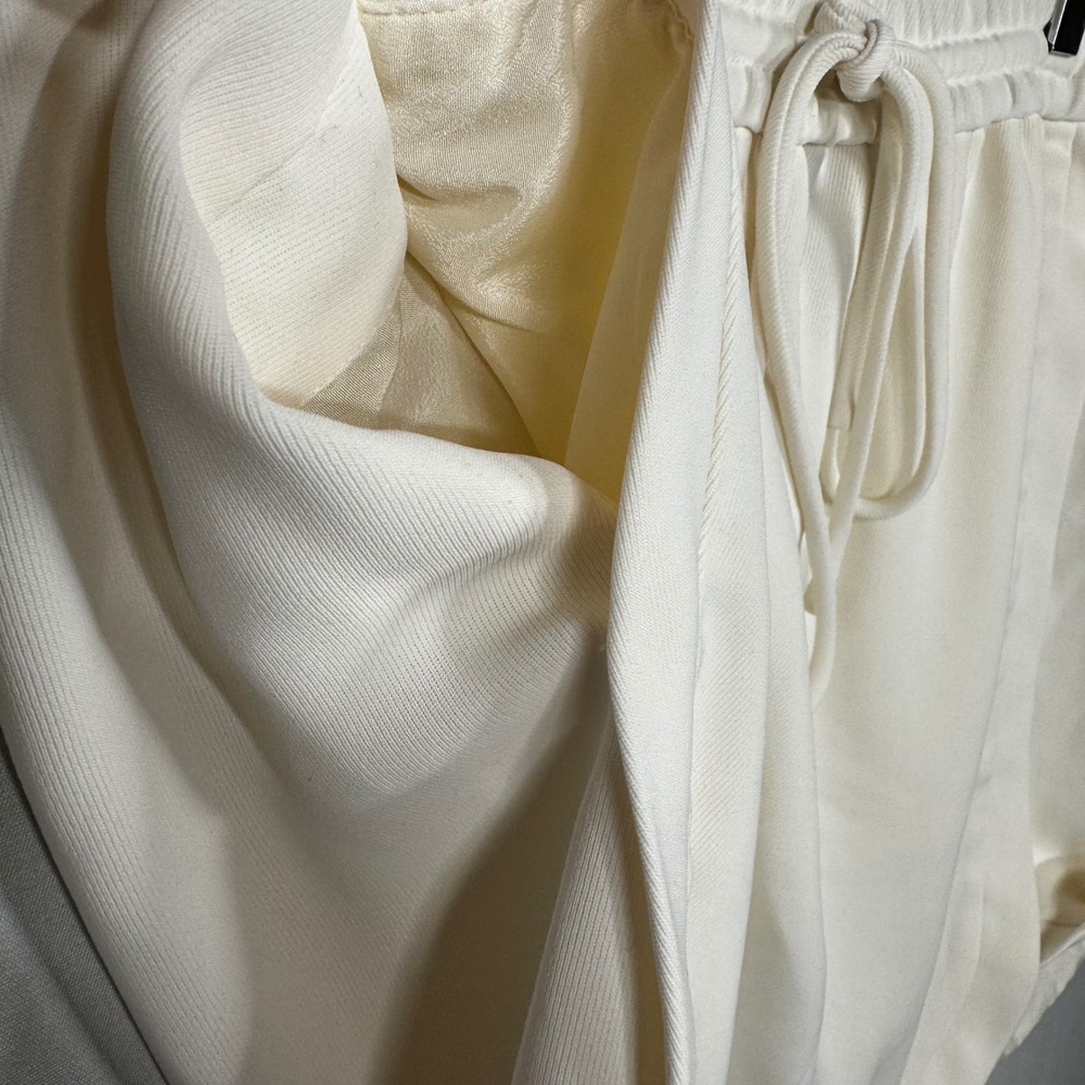 J. Crew Ivory Drawstring Waist Mini Skirt Size 8P - Picture 4 of 6
